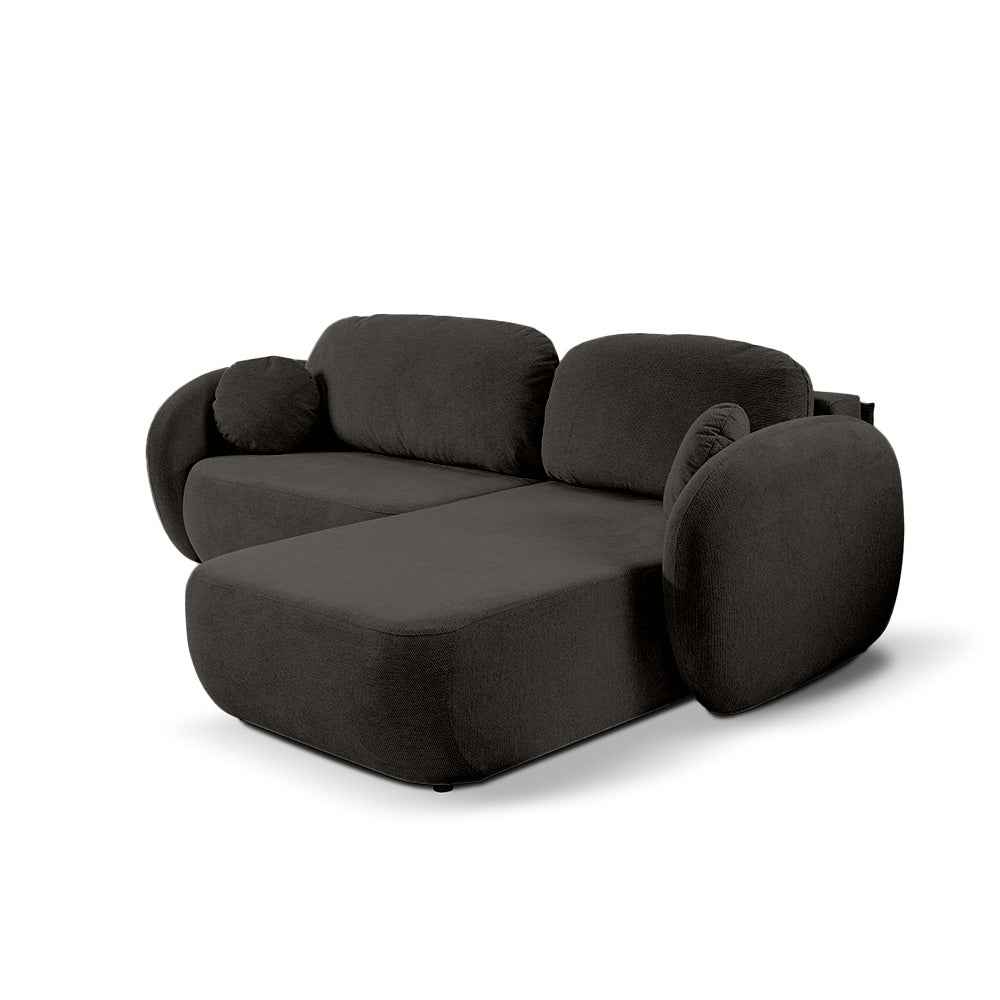 Narożnik z funkcją spania OLEMO Aragon Bazaltowy Brąz (ARAGON 97)