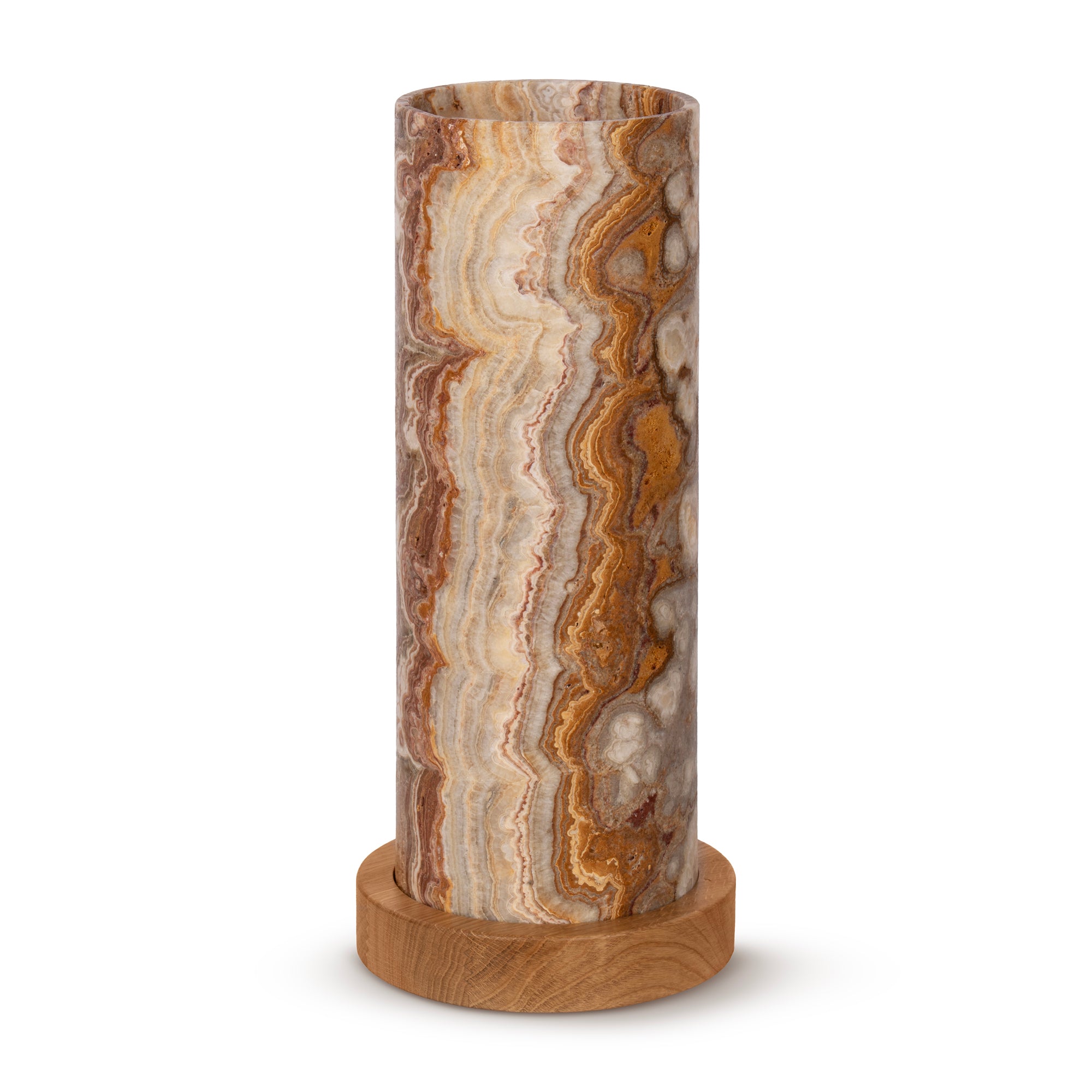 Lampa z naturalnego Onyksu Elora