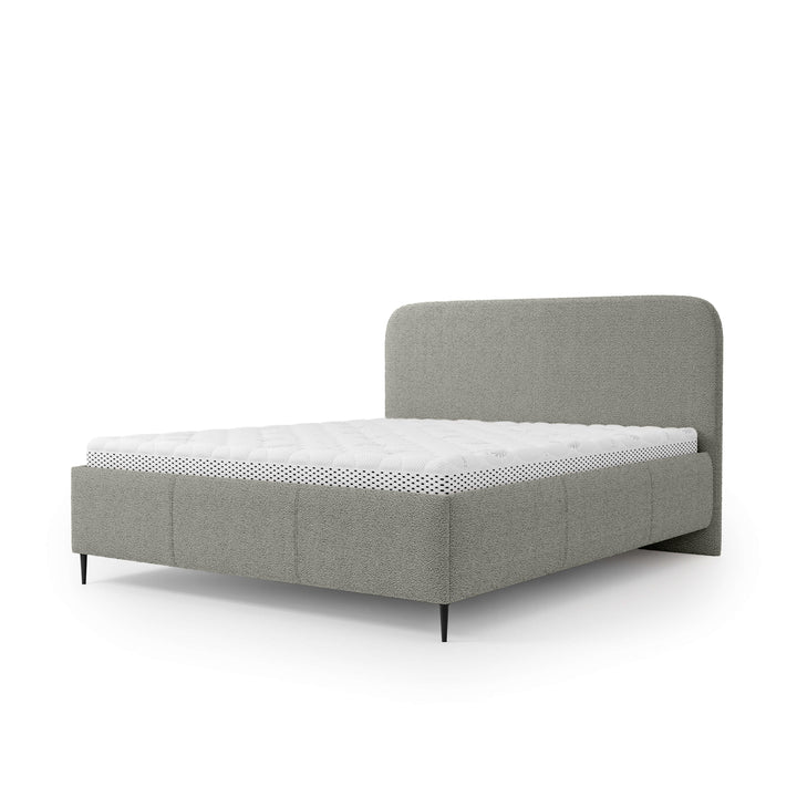 Łóżko Tapicerowane Edi 140 200 Piaskowy Mat