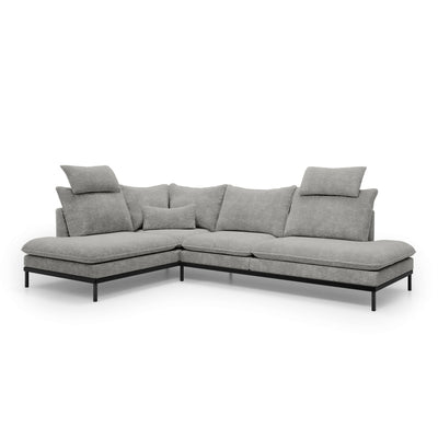 Narożnik Premium 4-osobowy 293×198 cm w stylu eleganckim | Leafy