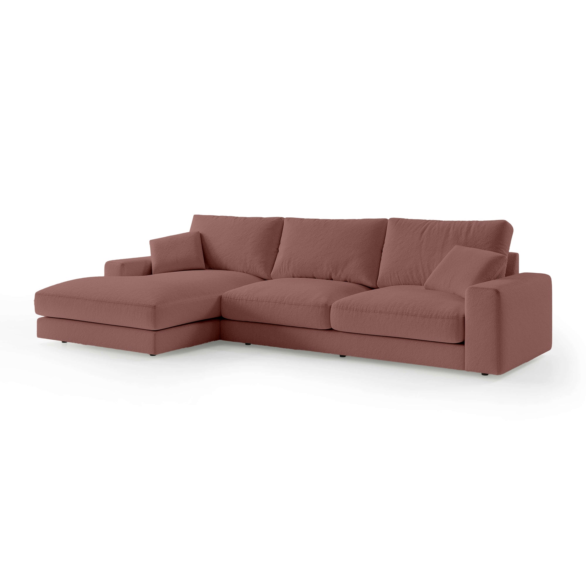Narożnik 4–5 osobowy Premium w stylu minimalistycznym – tkanina Aragon, efekt lewitacji, pianka HR | Harvesty