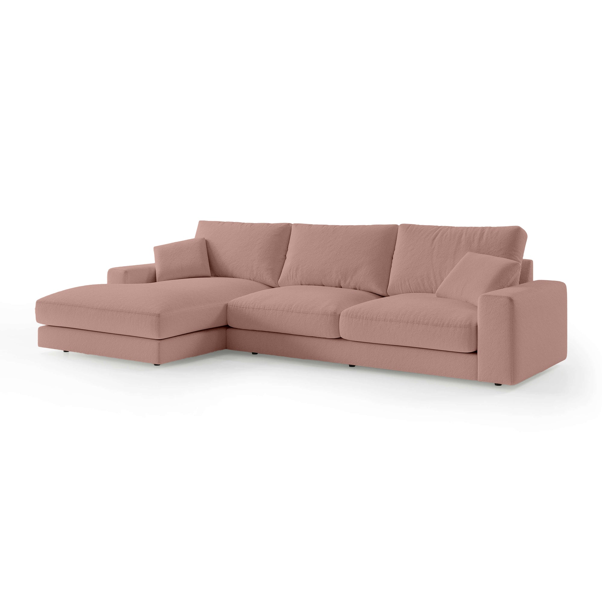 Narożnik 4–5 osobowy Premium w stylu minimalistycznym – tkanina Aragon, efekt lewitacji, pianka HR | Harvesty