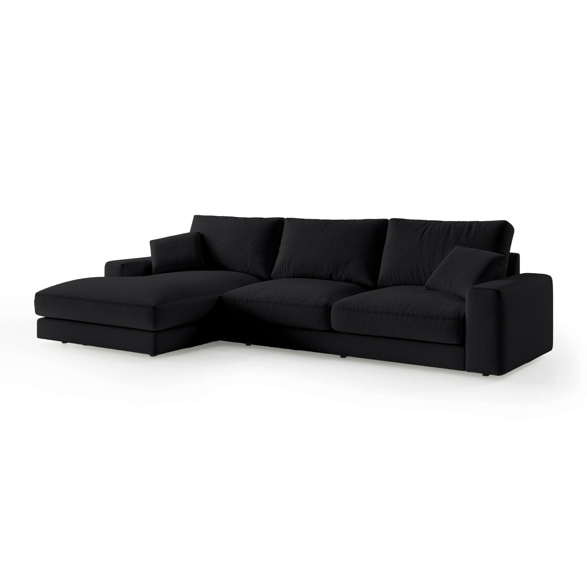 Narożnik 4–5 osobowy Premium w stylu minimalistycznym – tkanina Aragon, efekt lewitacji, pianka HR | Harvesty