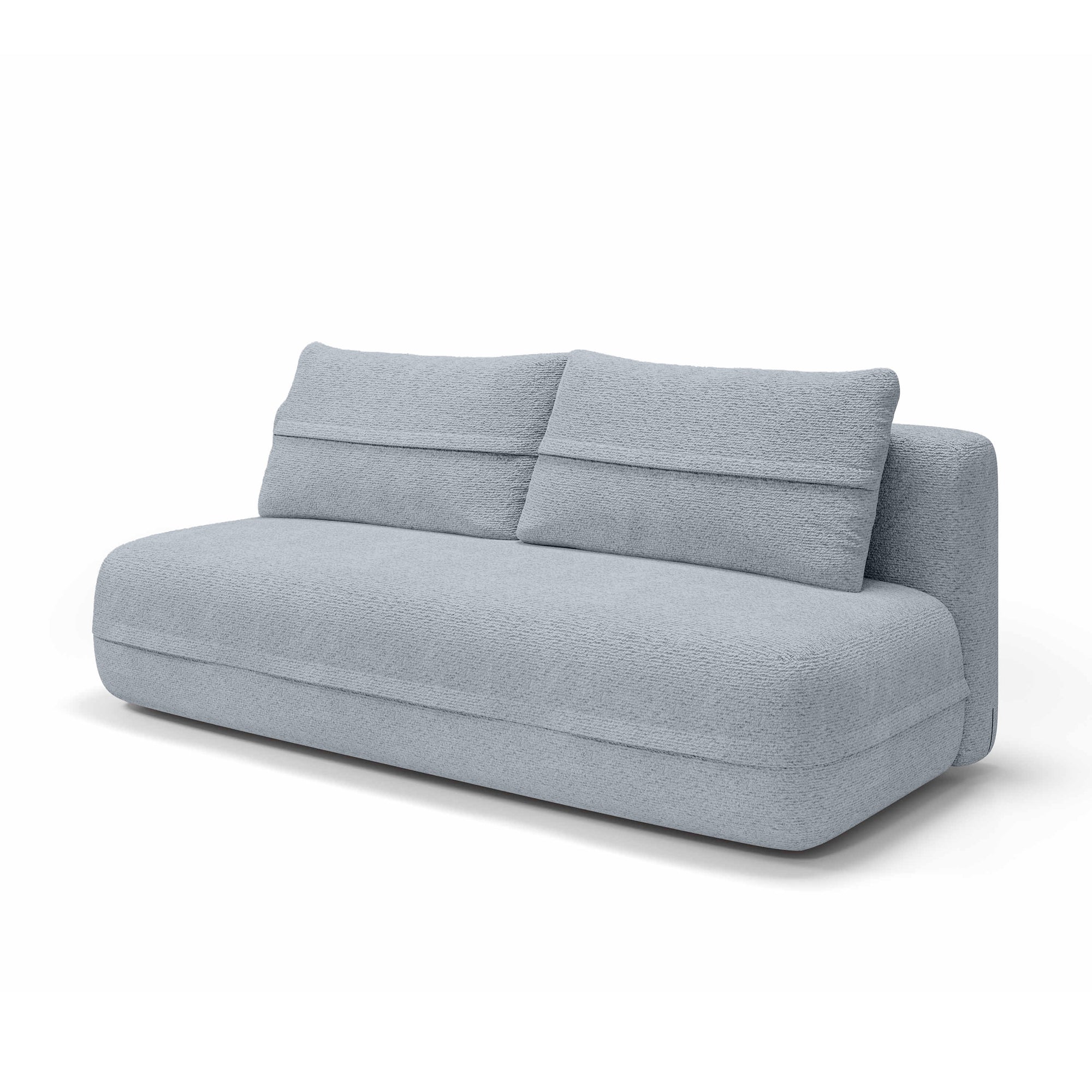 Sofa 2-osobowa z funkcją spania 206 cm w stylu minimalistycznym – z pojemnikiem, sprężyny kieszeniowe, visco | Lento