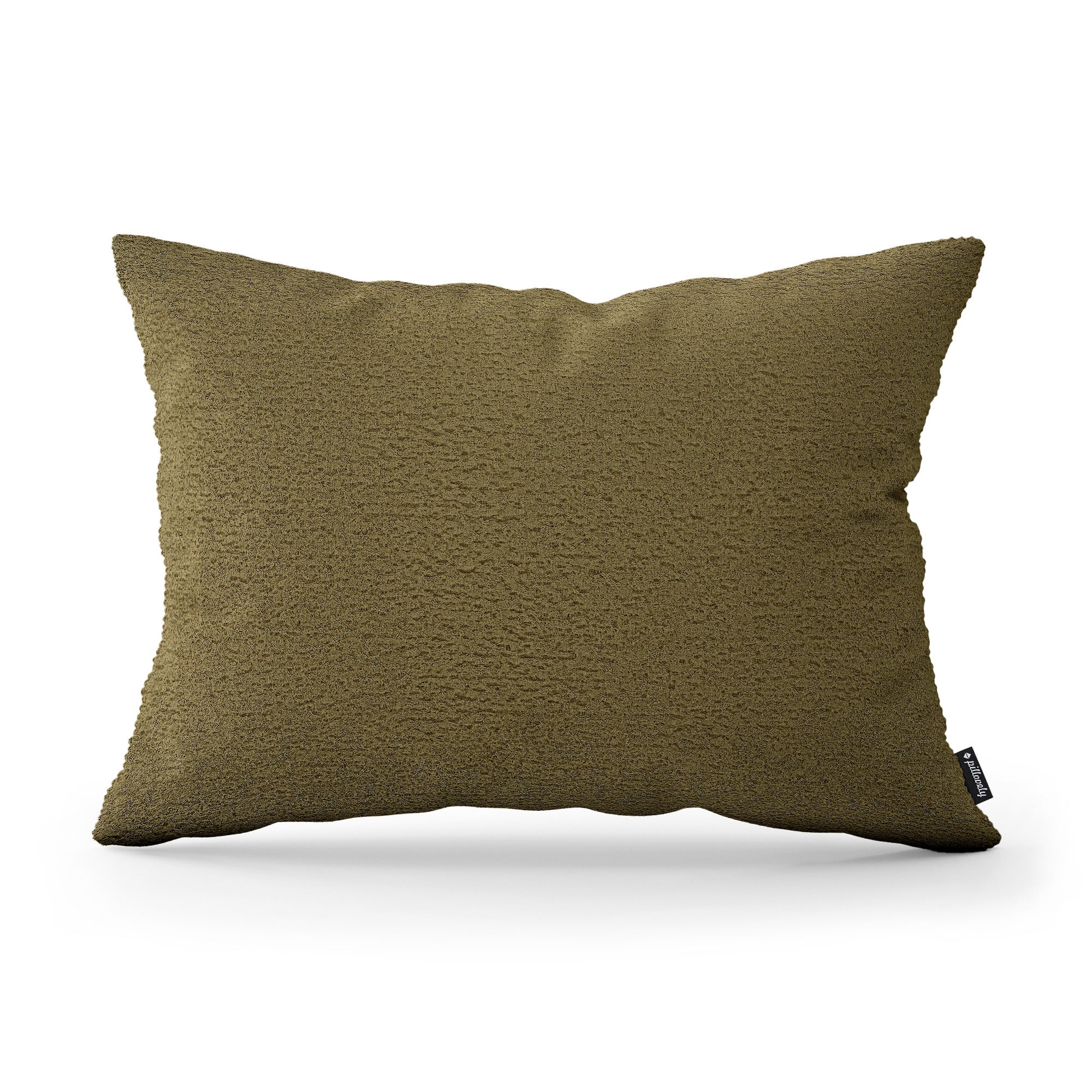 Poduszka dekoracyjna 40×55 cm w stylu hygge i scandi – tkanina Coral 100% PES, przytulna struktura | Baranek Złoty Kasztan (CORAL 30)