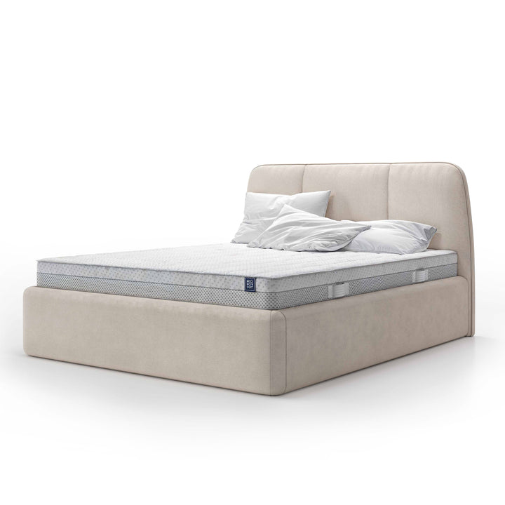 Łóżko Tapicerowane Elle 200 Kremowa Porcelana