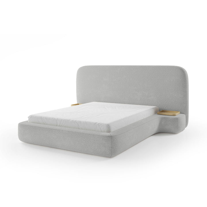 Łóżko Tapicerowane Genz 200 Chłodny Taupe