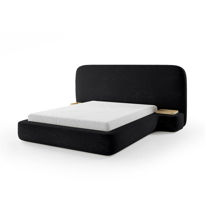 Łóżko Tapicerowane Genz 200 Krucza Głębia