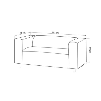 2-Sitzer-Sofa 151 cm | July