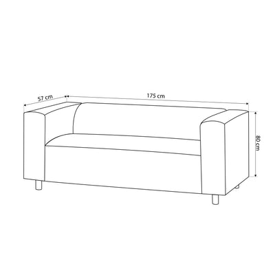 3-Sitzer-Sofa 175 cm | July