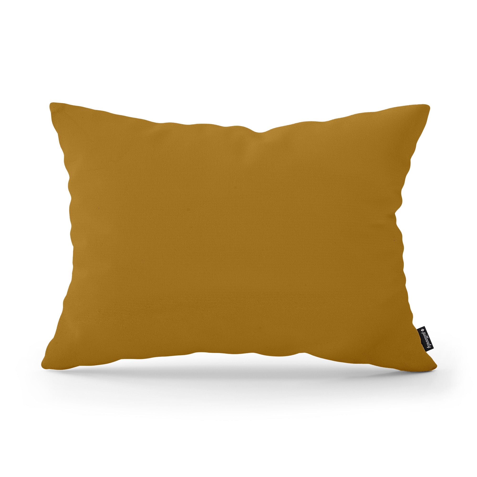 Poduszka Dekoracyjna Gładka 40x55 Złoty Bursztyn