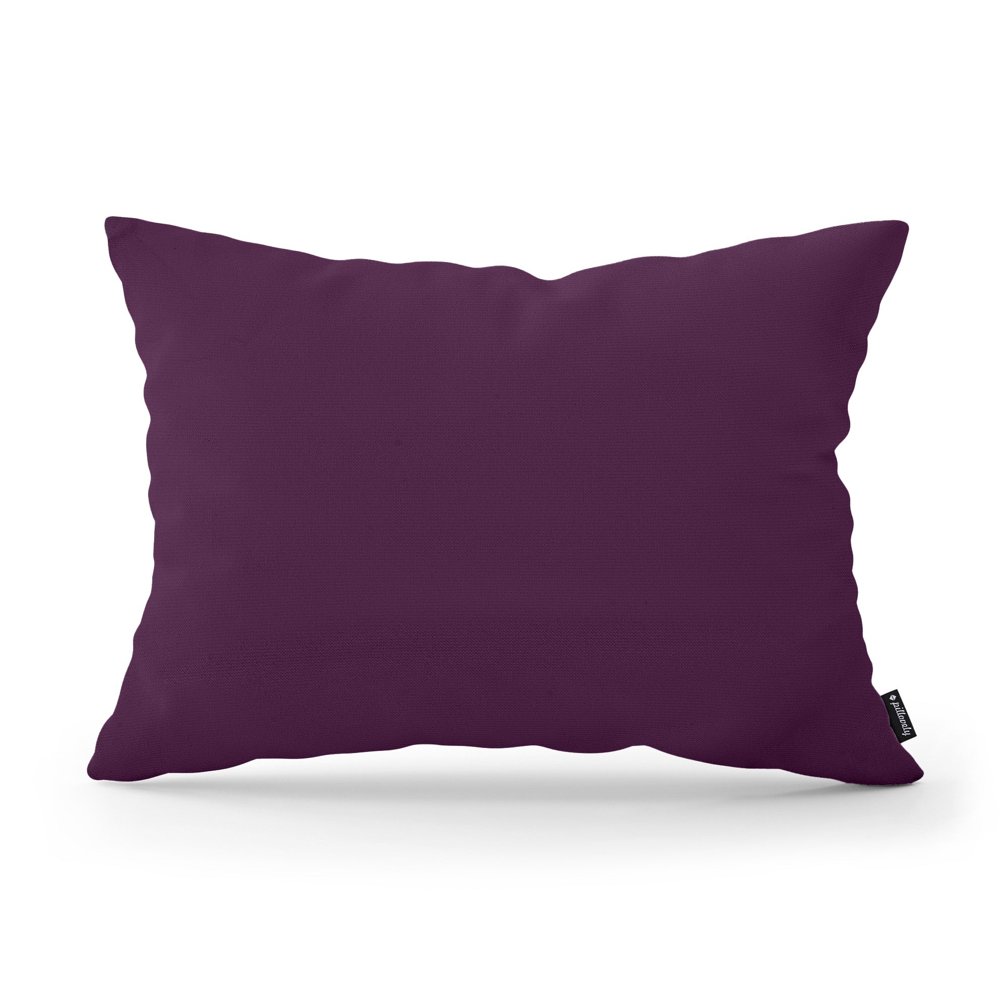 Poduszka dekoracyjna 40×55 cm w stylu modern i scandi – tkanina Kronos 100% PES, minimalistyczna forma | Gładka Fioletowa Sepia (KRONOS 03)