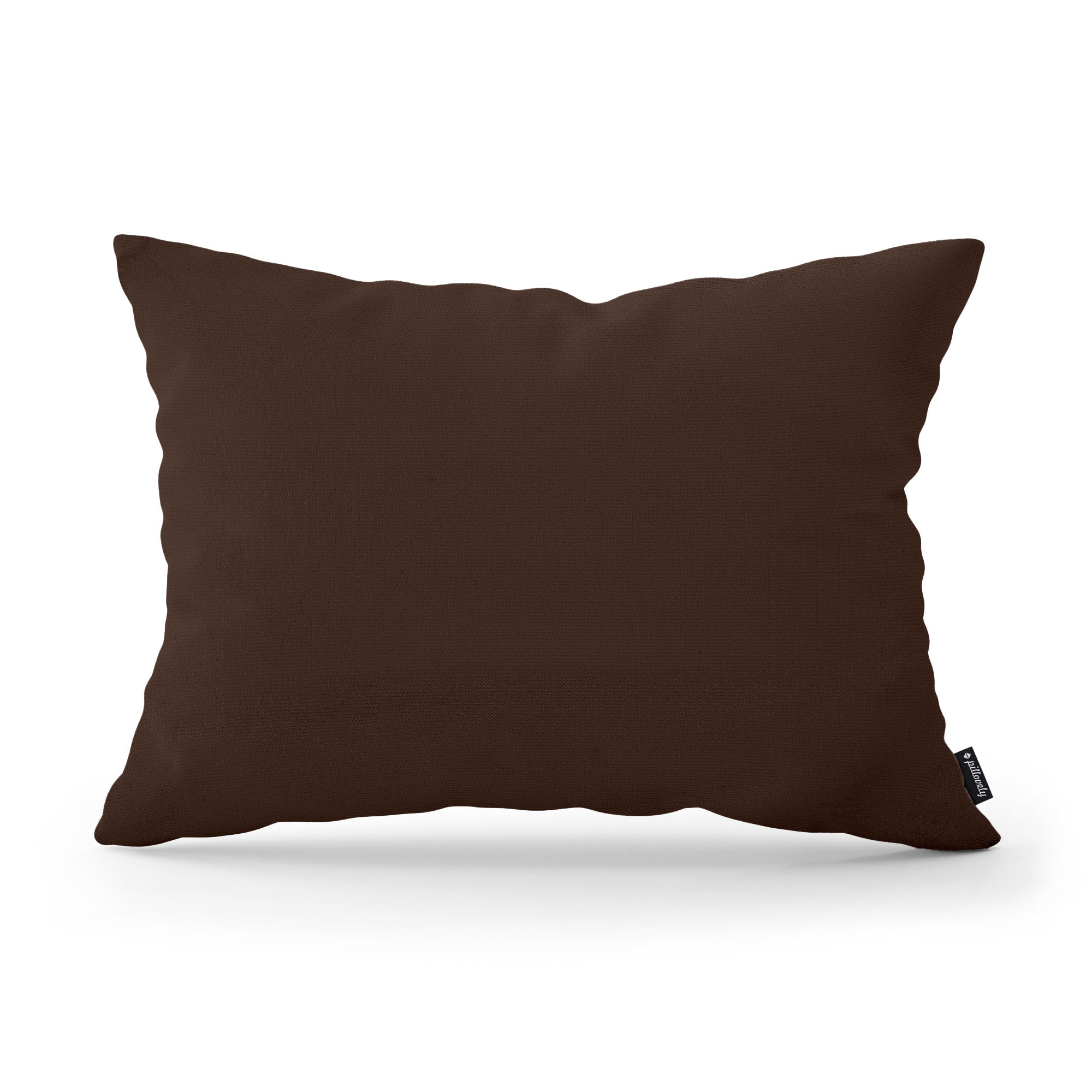 Poduszka Dekoracyjna Gładka 40x55 Brąz Hebanowy