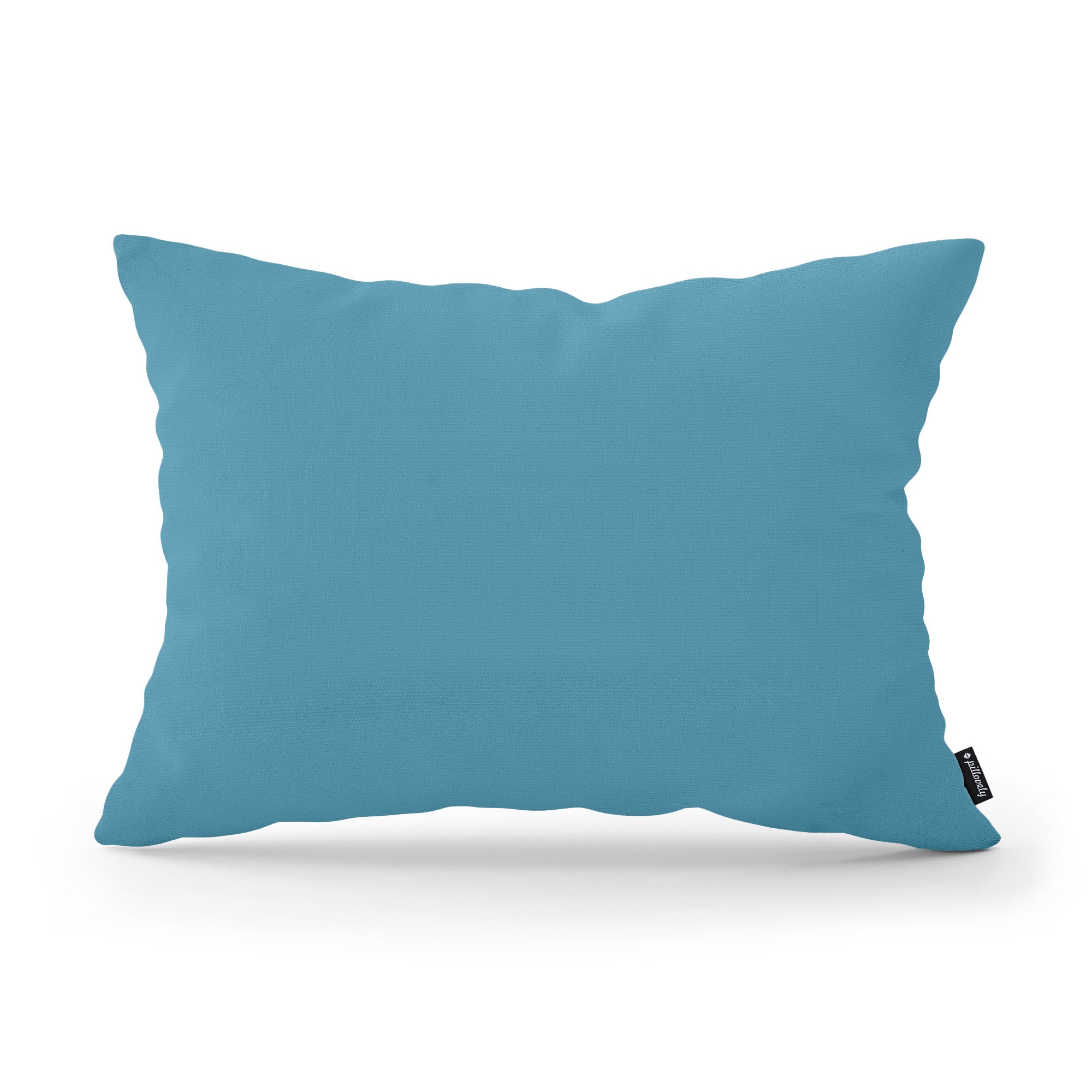 Poduszka dekoracyjna 40×55 cm w stylu modern i scandi – tkanina Kronos 100% PES, minimalistyczna forma | Gładka Atlantycki Lazur (KRONOS 12)