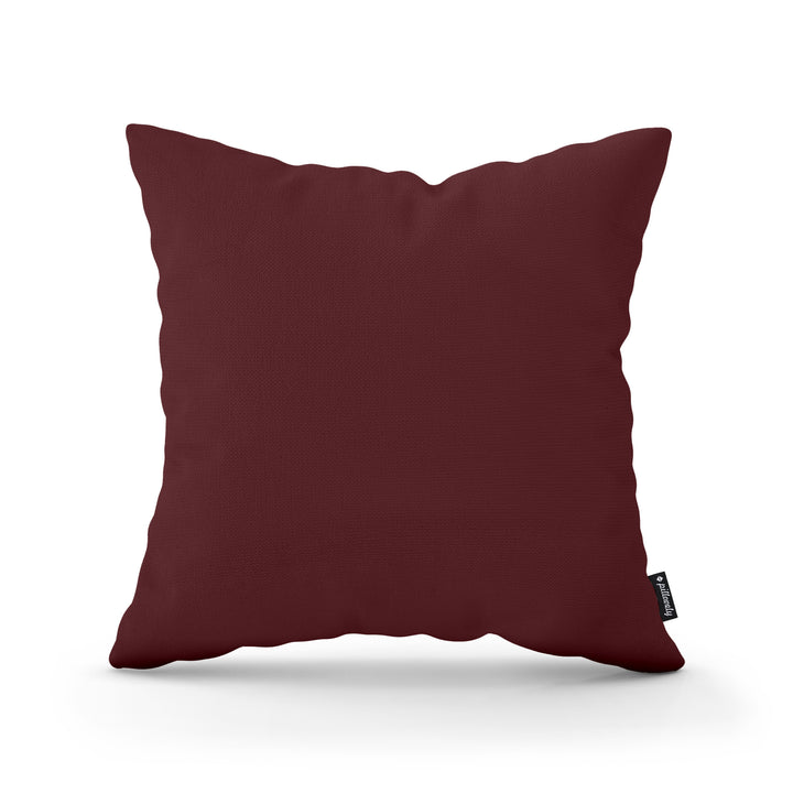 Poduszka Dekoracyjna Gładka 45x45 Burgundowy Mat