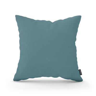 Poduszka dekoracyjna 45×45 cm w stylu minimalistycznym | Gładka Przydymiona Zieleń (KRONOS 26)