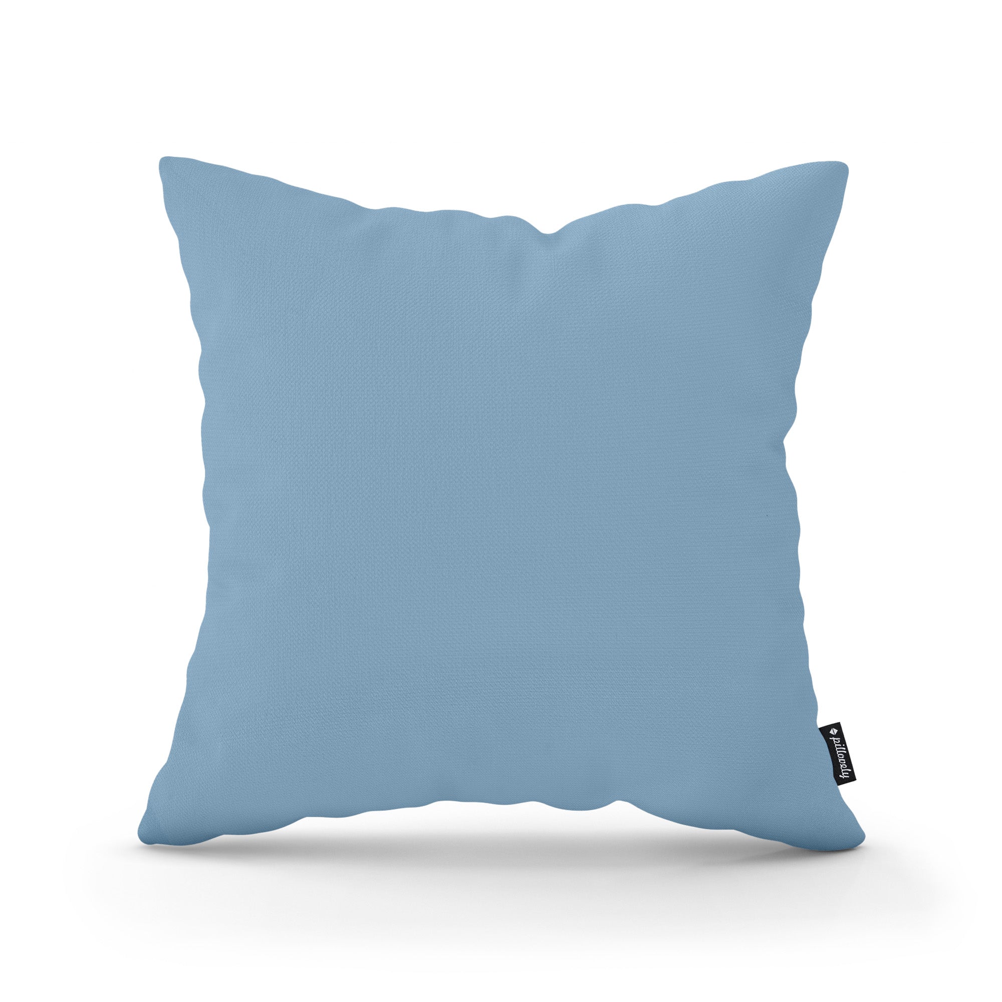 Poduszka dekoracyjna 45×45 cm w stylu minimalistycznym – gładka tkanina 100% PES, ukryty zamek | Gładka Lodowa Przestrzeń (KRONOS 31)
