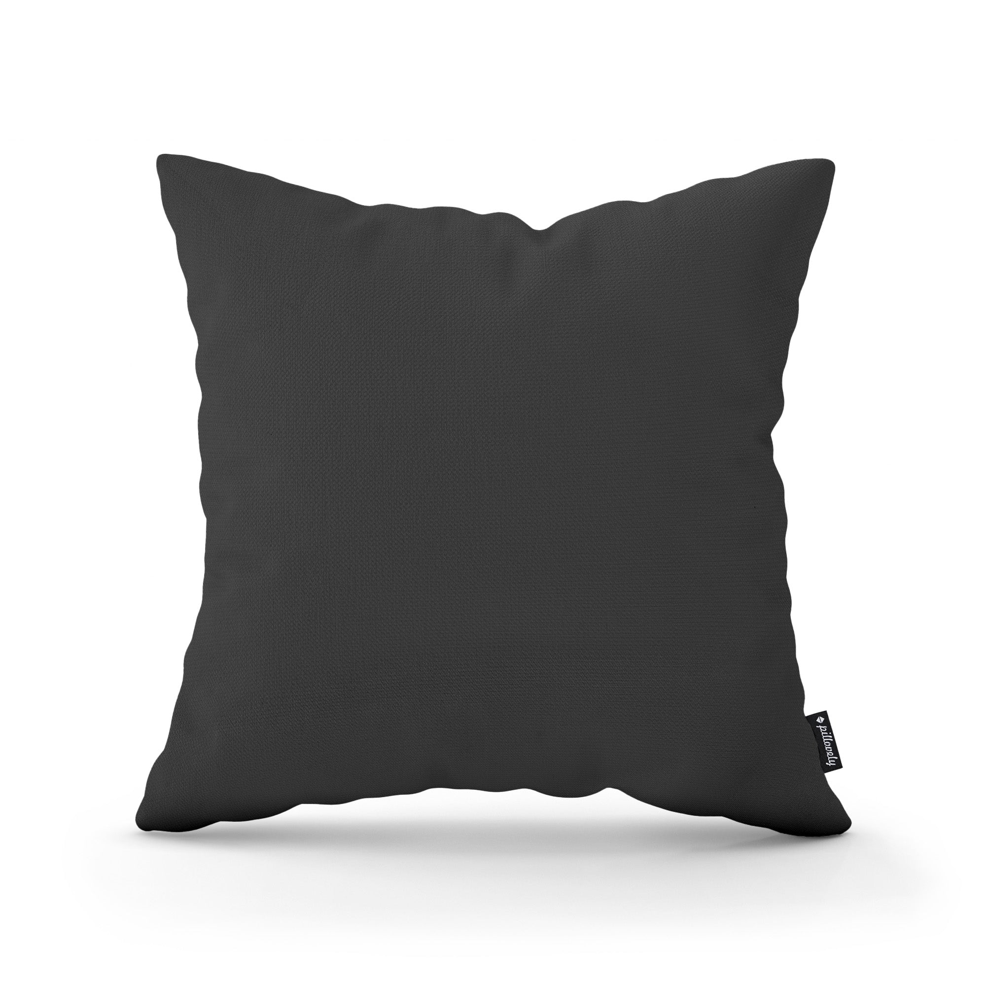 Poduszka Dekoracyjna Gładka 45x45 Popiel Bazaltowy