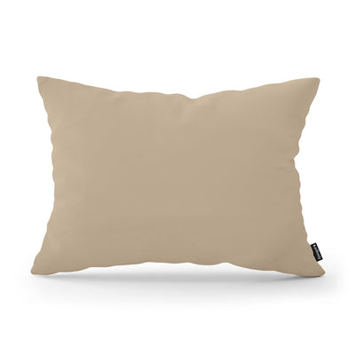 Poduszka dekoracyjna 40×55 cm w stylu modern i scandi, tkanina Kronos | Gładka Piaskowy Len (KRONOS 35)