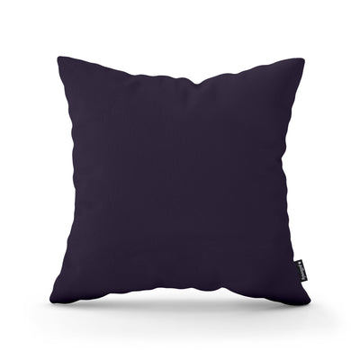 Poduszka dekoracyjna 45×45 cm w stylu minimalistycznym | Gładka Ciemna Purpura (KRONOS 37)