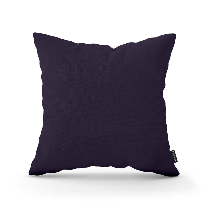 Poduszka Dekoracyjna Gładka 45x45 Ciemna Purpura