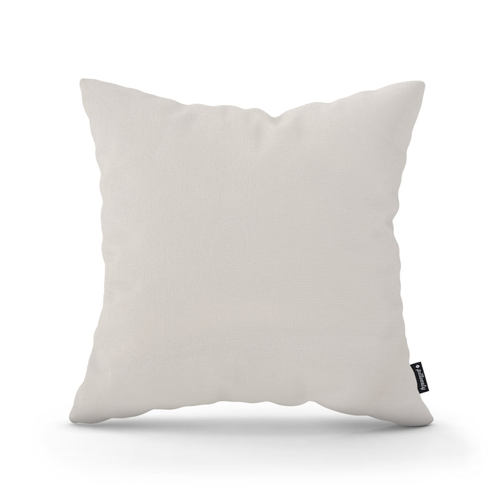 Poduszka Dekoracyjna Gładka 45x45 Kremowy Popiół