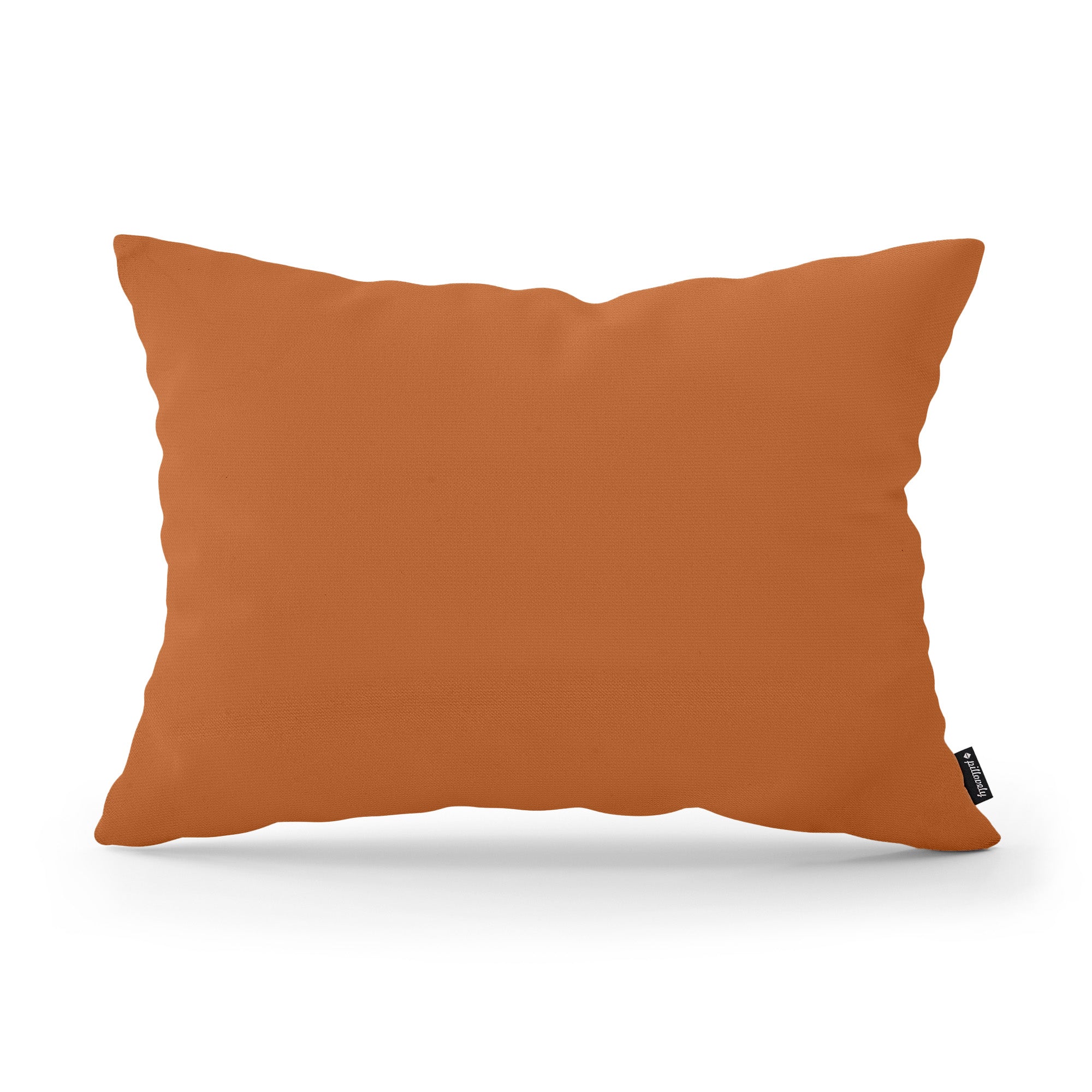 Poduszka dekoracyjna 40×55 cm w stylu modern i scandi – tkanina Kronos 100% PES, minimalistyczna forma | Gładka Karmelowa Ochra (KRONOS 40)