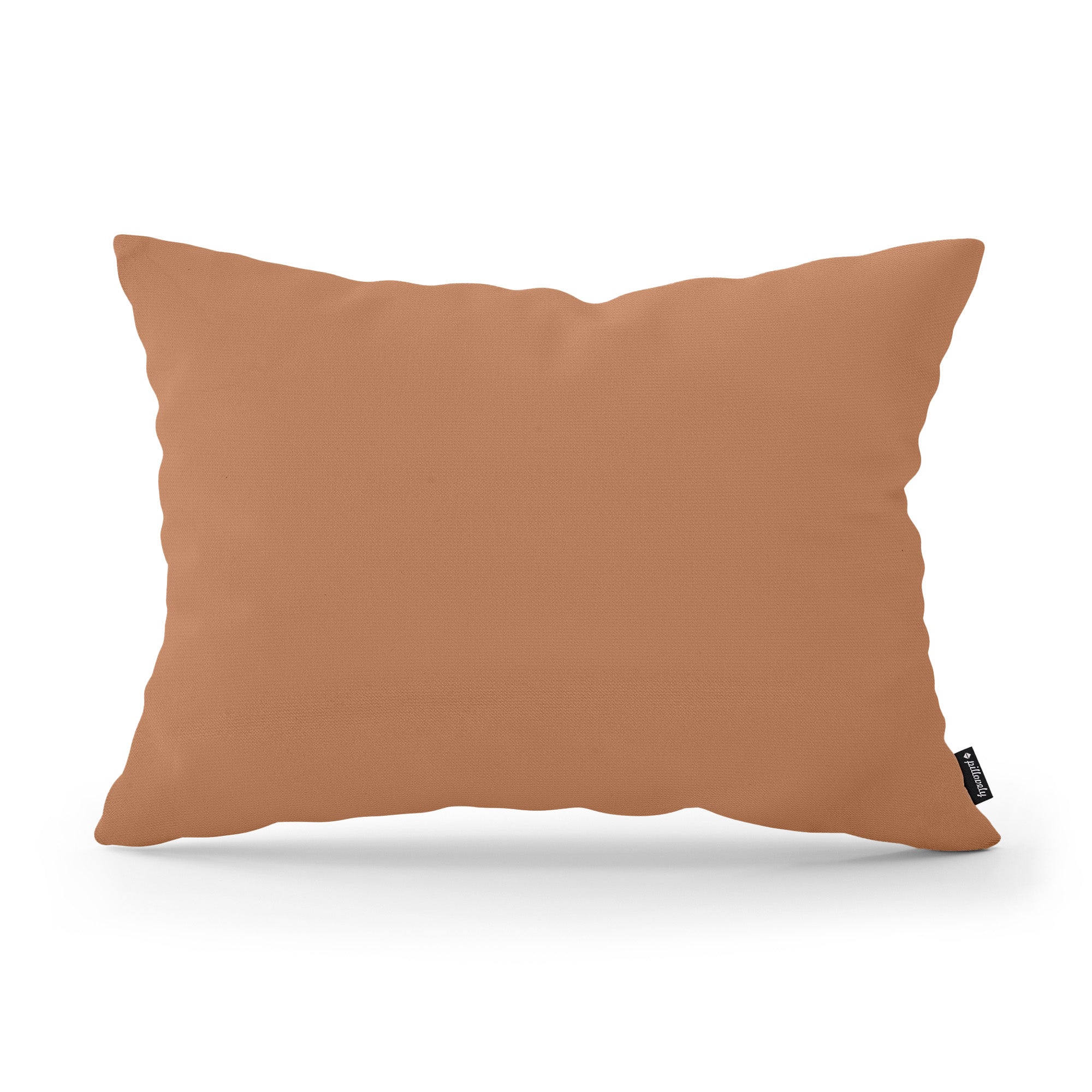 Poduszka dekoracyjna 40×55 cm w stylu modern i scandi – tkanina Kronos 100% PES, minimalistyczna forma | Gładka Jesienna Sepia (KRONOS 41)
