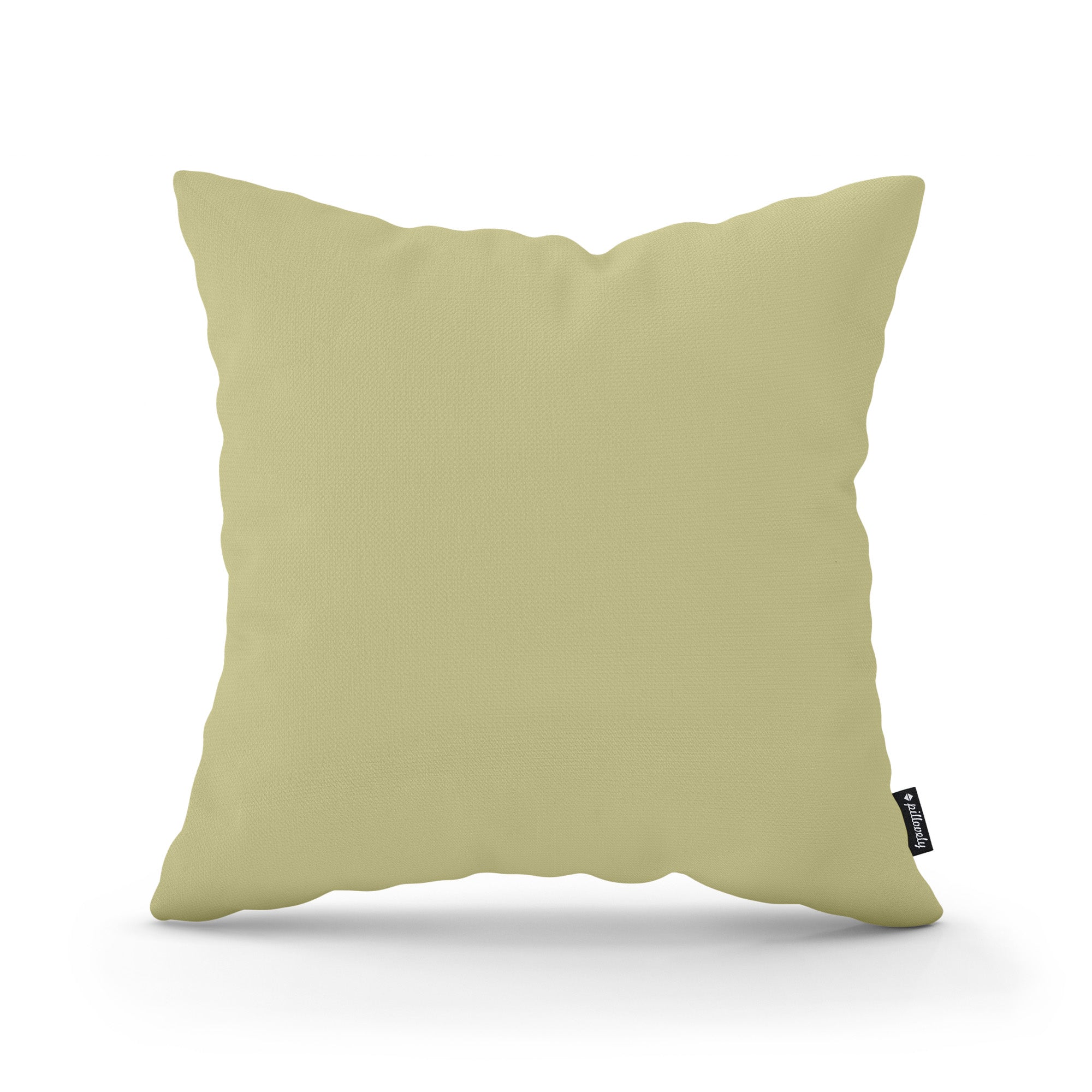 Poduszka dekoracyjna 45×45 cm w stylu minimalistycznym – gładka tkanina 100% PES, ukryty zamek | Gładka Beżowy Popiół (KRONOS 44)
