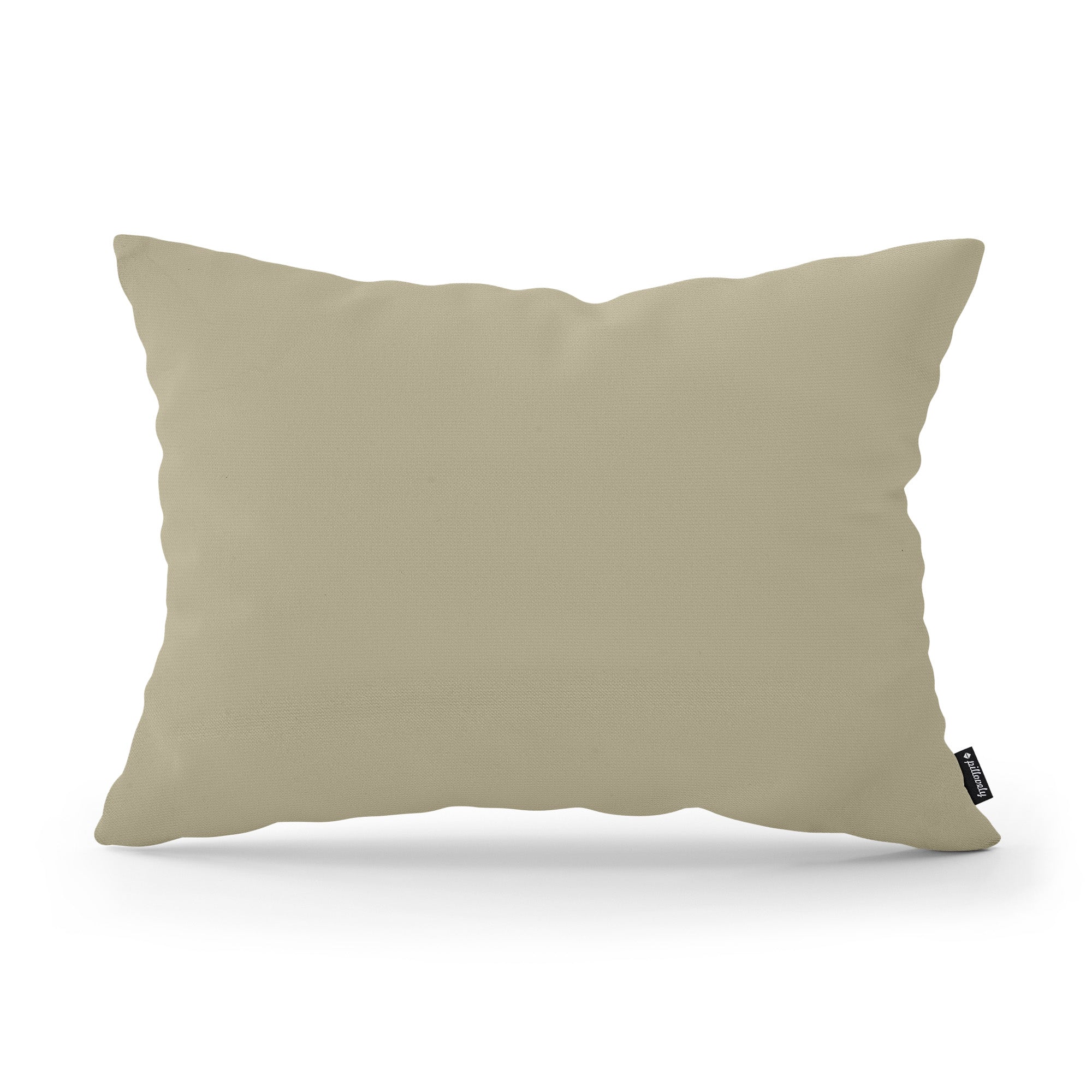 Poduszka dekoracyjna 40×55 cm w stylu modern i scandi – tkanina Kronos 100% PES, minimalistyczna forma | Gładka Pastelowy Taupe (KRONOS 45)