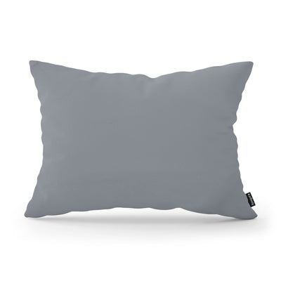 Poduszka dekoracyjna 40×55 cm w stylu modern i scandi, tkanina Kronos | Gładka Grafitowy Popiół (KRONOS 53)