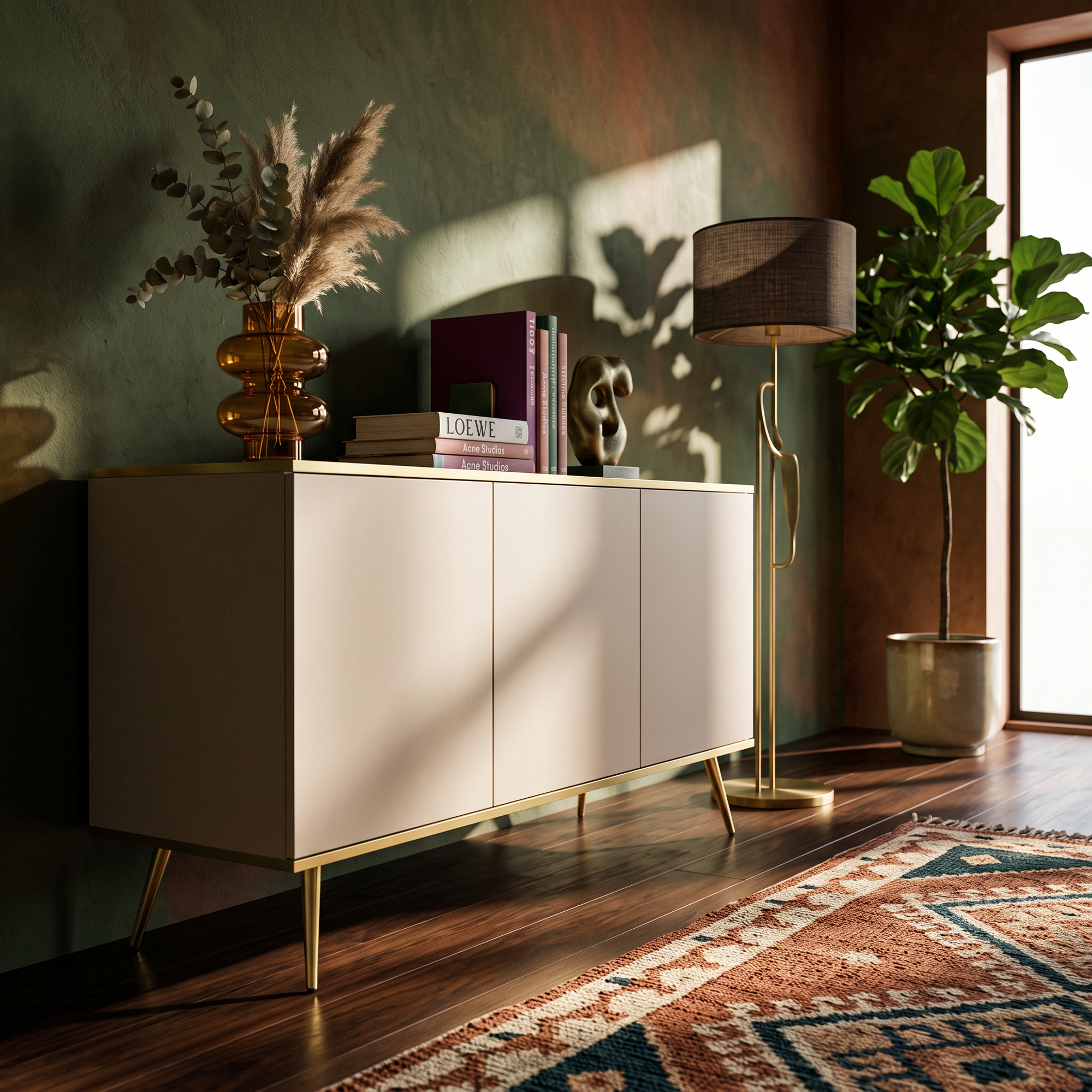 Komoda 160x85 w stylu glamour | Meva