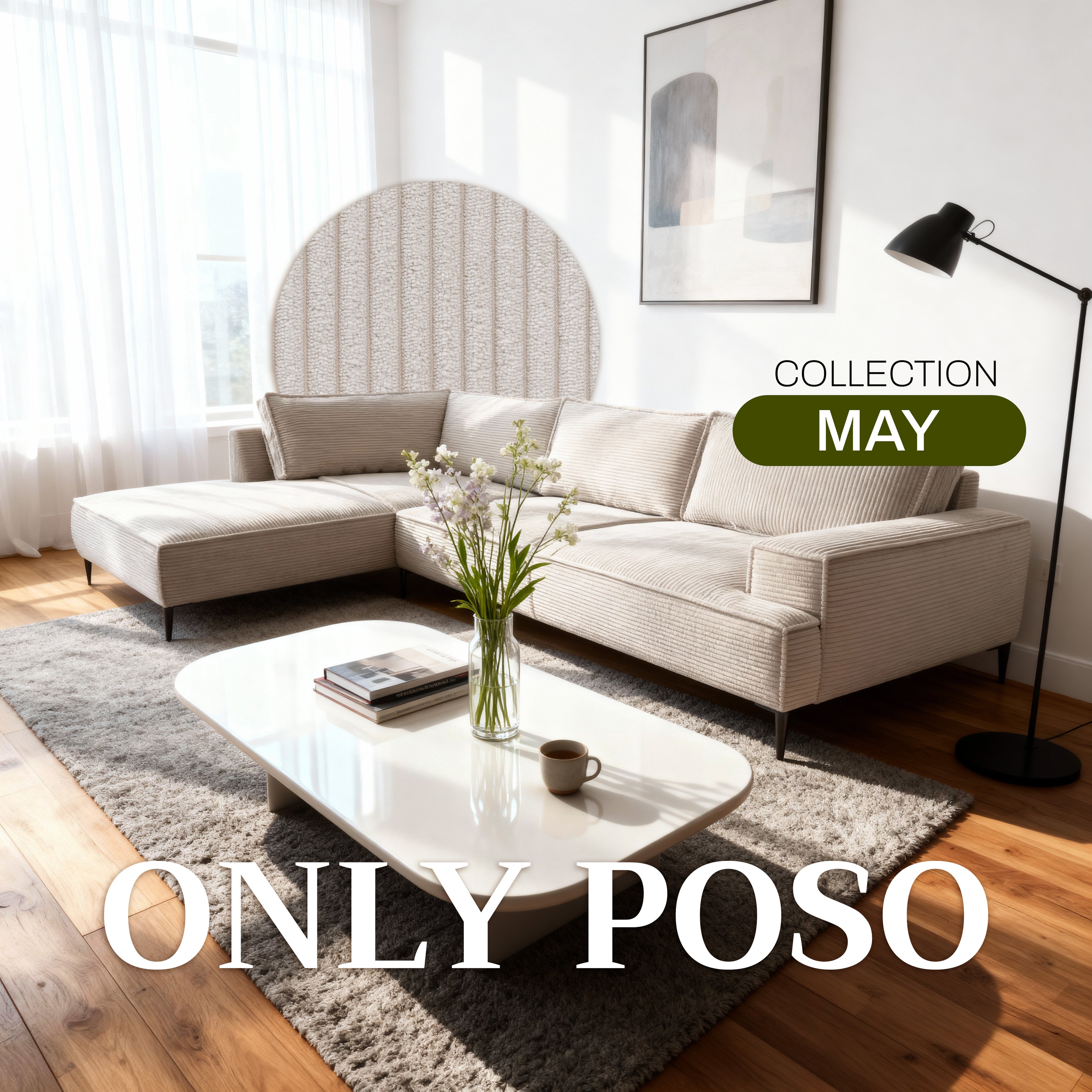 Próbnik tkanin Sztruks Grafitowy Mech