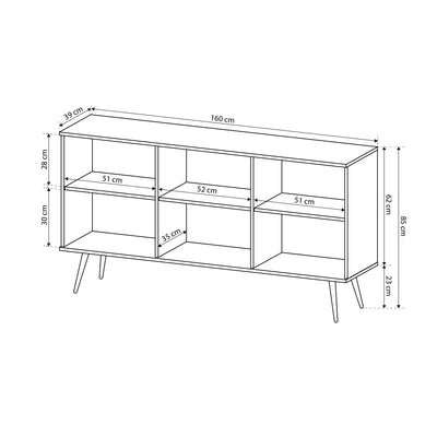 Kommode 160x85 im Glamour-Stil | Meva