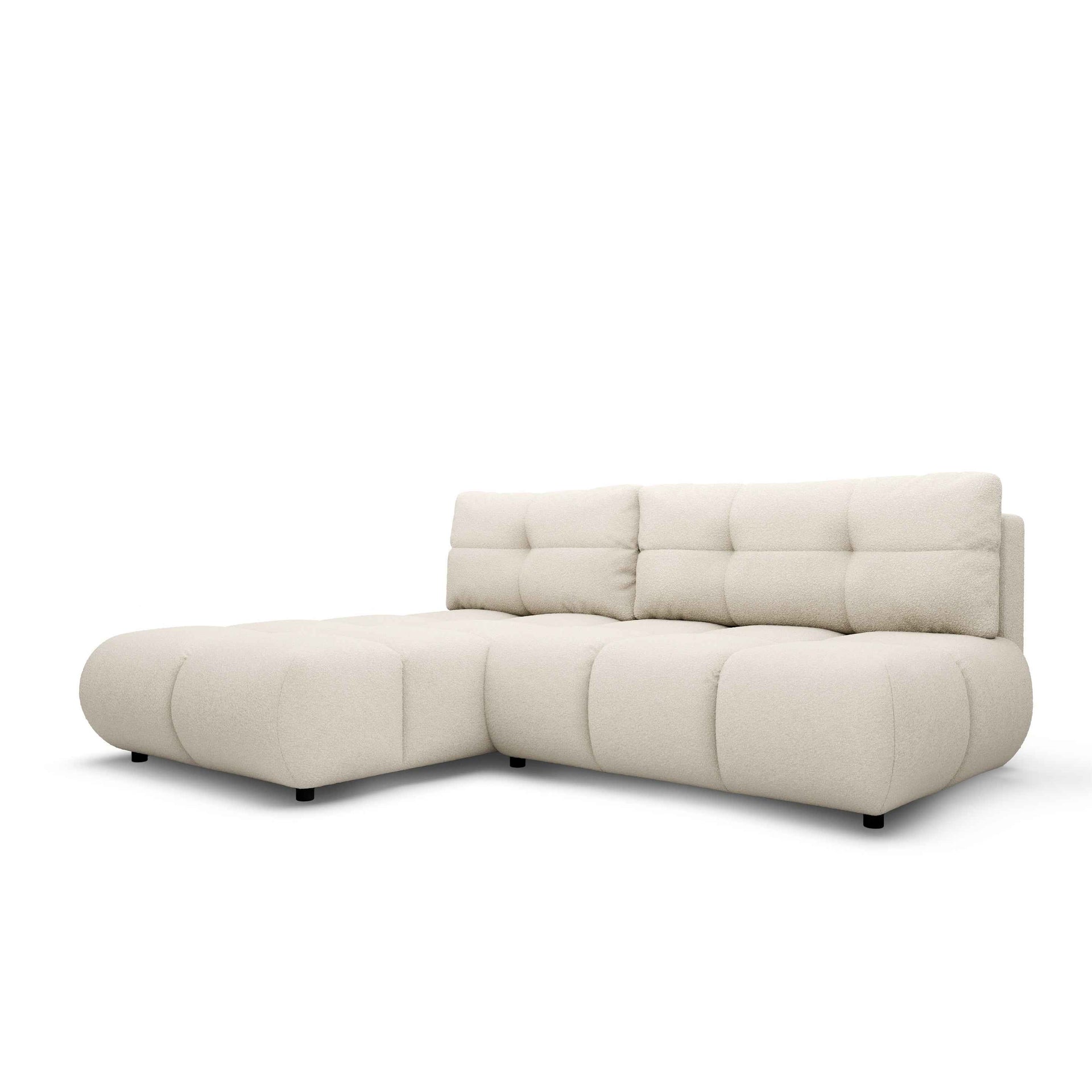 Narożnik z funkcją spania Milorya Lniany Kamień (NOW OR NEVER 03)