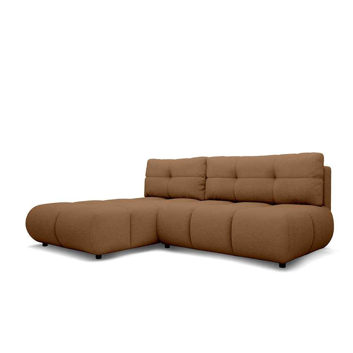 Narożnik z funkcją spania Milorya Karmelowa Terra (NOW OR NEVER 56)