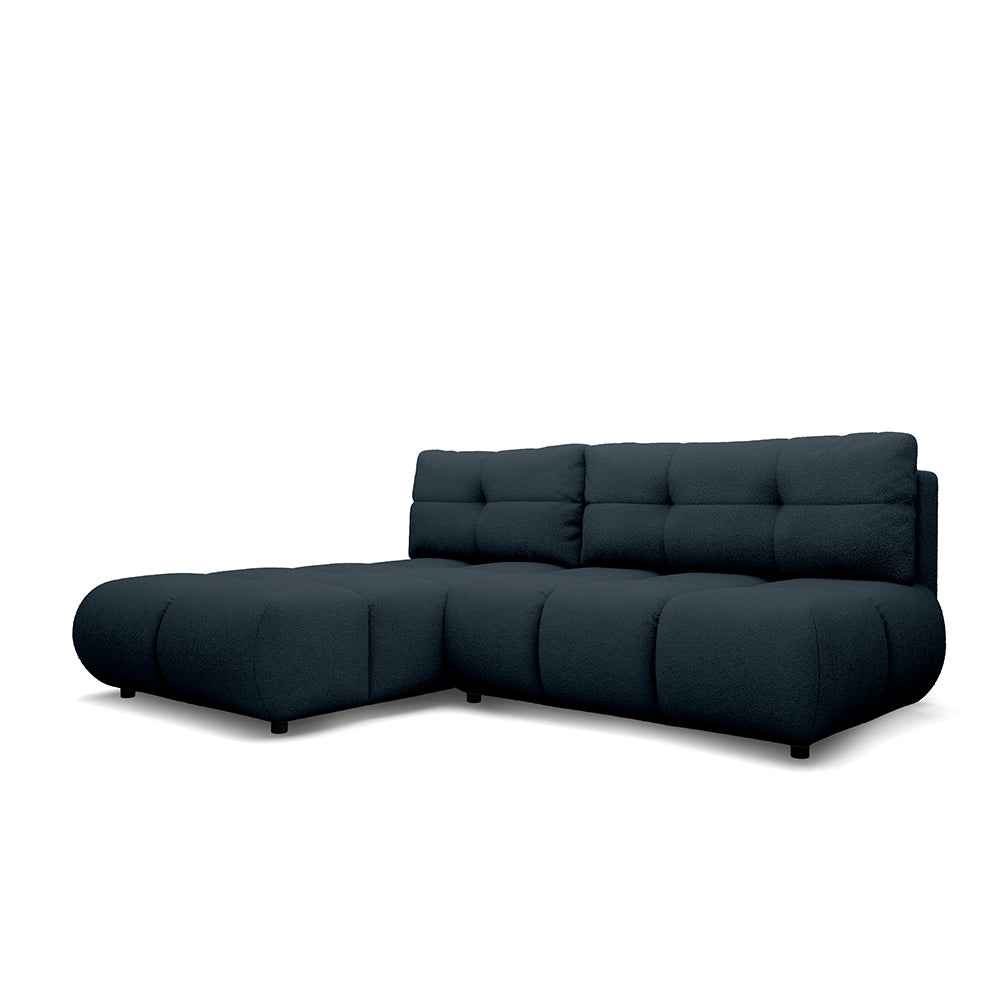 Narożnik z funkcją spania Milorya Nocny Grafit (NOW OR NEVER 79)