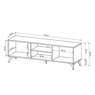 TV-Schrank 154x50 im modernen Stil | Nirwana