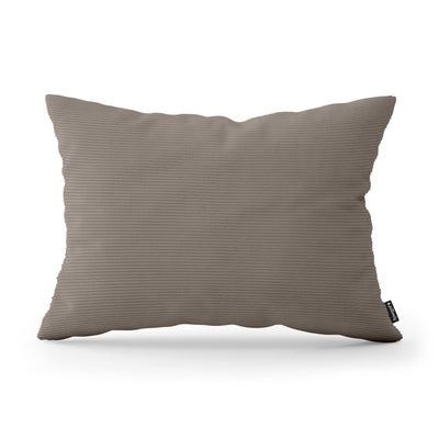 Poduszka dekoracyjna 40×55 cm do salonu w stylu loft | Sztruks Taupe Orzechowy (ONTARIO 03)