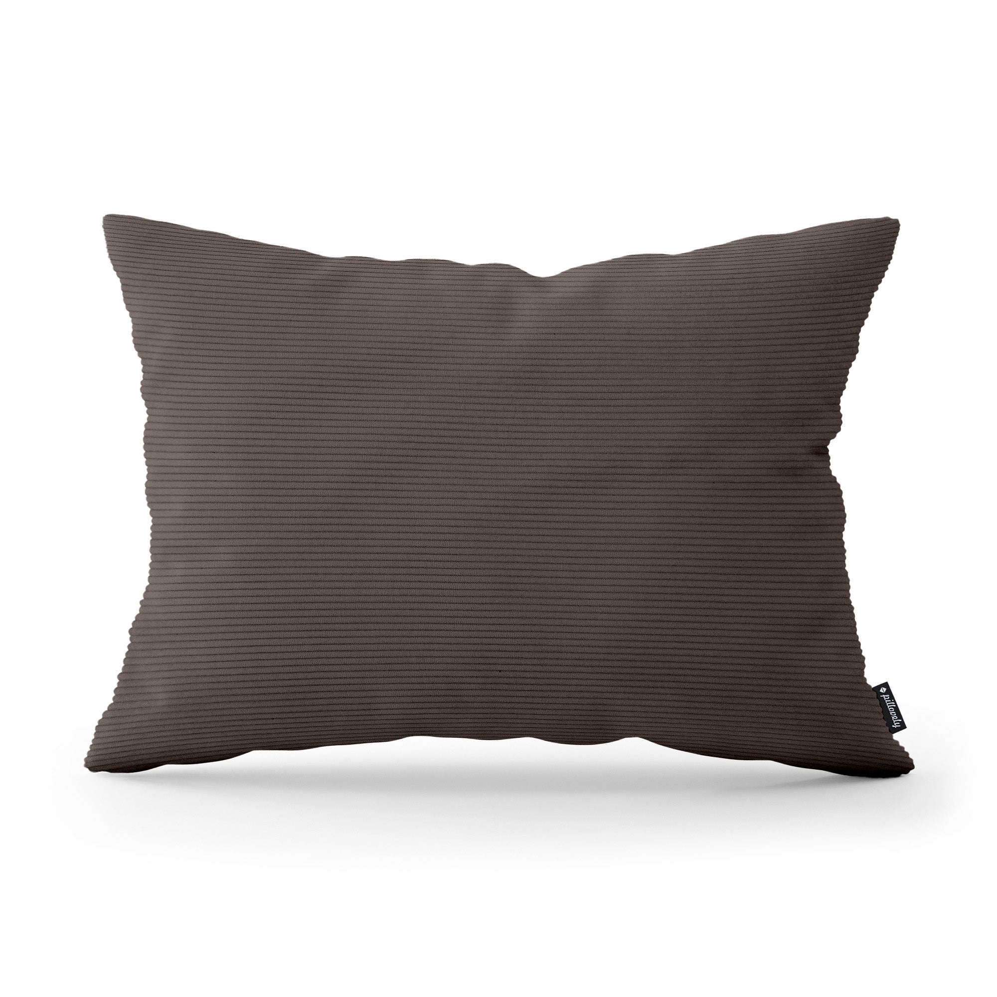 Poduszka Dekoracyjna Sztruks 40x55 Ciemny Heban