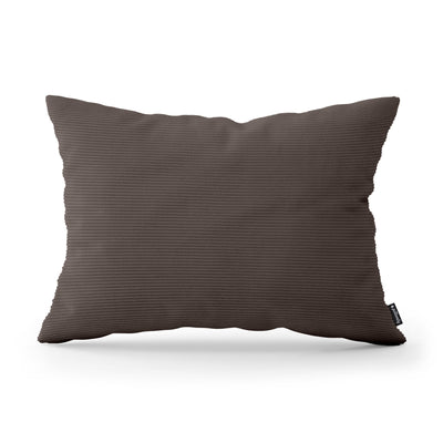 Poduszka dekoracyjna 40×55 cm do salonu w stylu loft | Sztruks Ciemny Heban (ONTARIO 05)