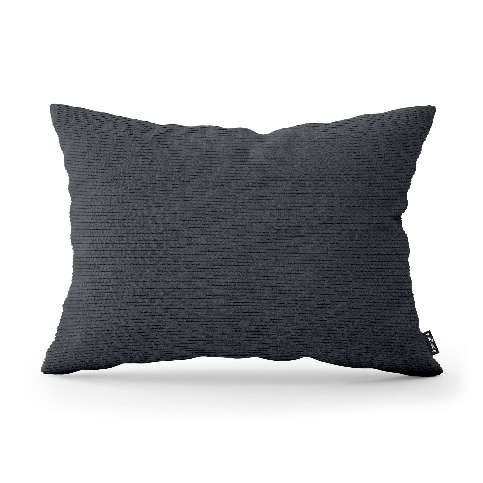 Poduszka Dekoracyjna Sztruks 40x55 Grafitowy Kamień