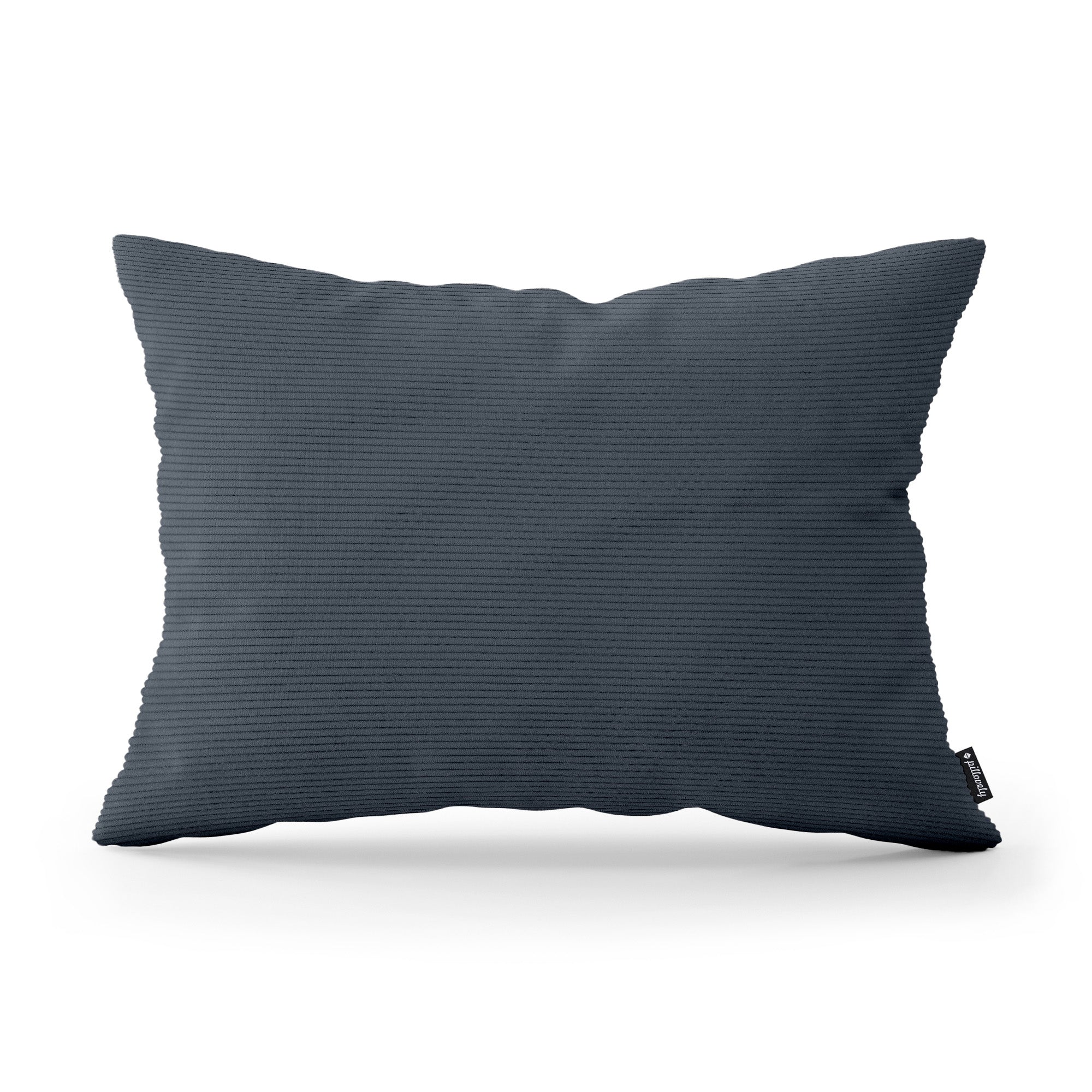 Poduszka Dekoracyjna Sztruks 40x55 Czarny Grafit