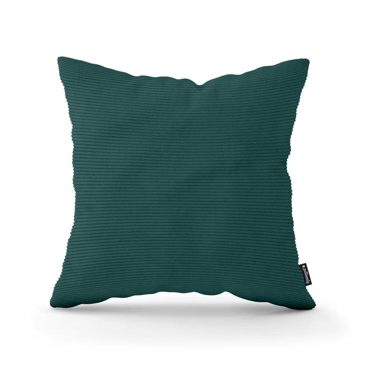 Poduszka Dekoracyjna Sztruks 45x45 Szmaragdowa Otchłań