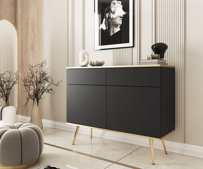 Komoda 107x85 w stylu glamour | Meva