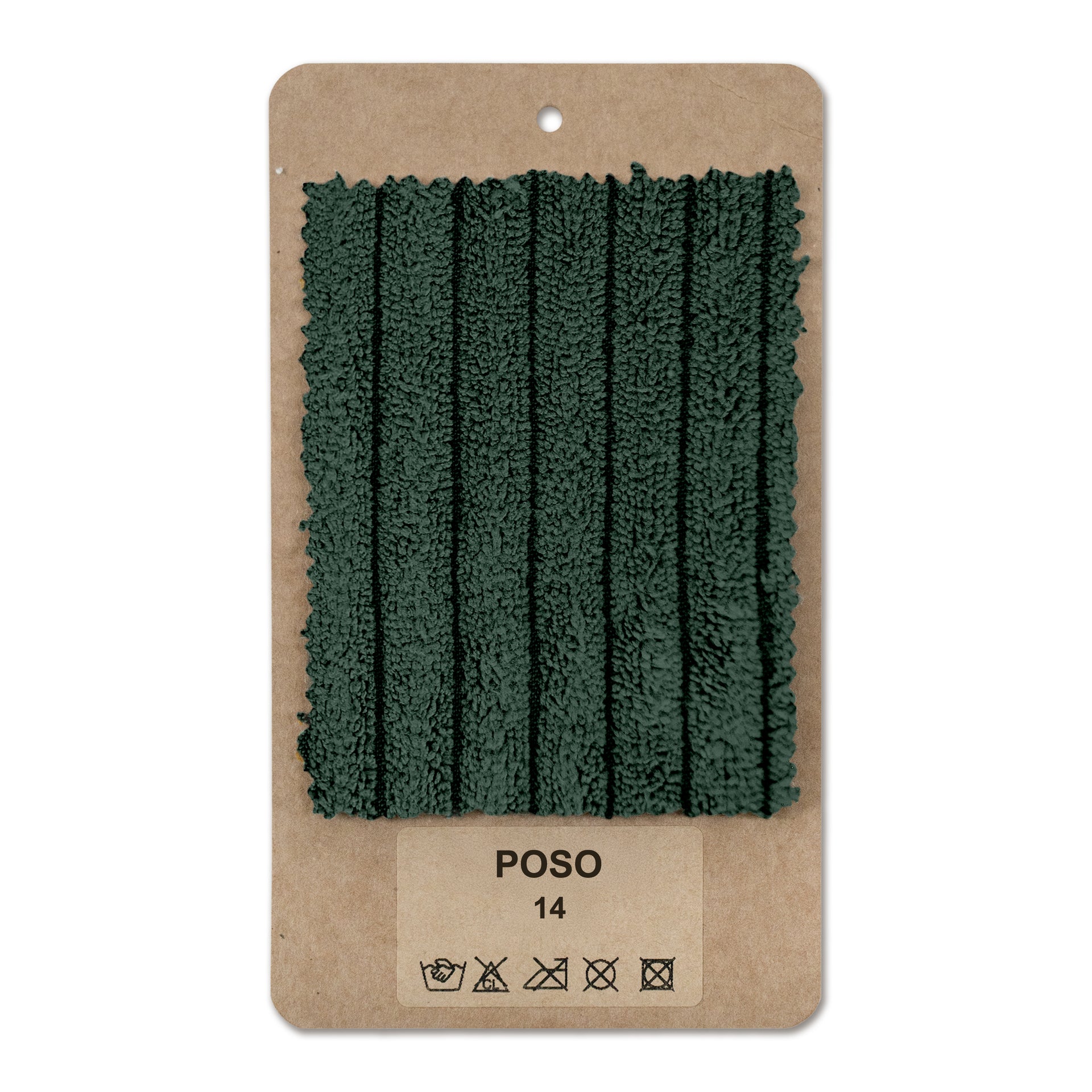 Próbnik tkanin Sztruks Leśna Zieleń (POSO 14)