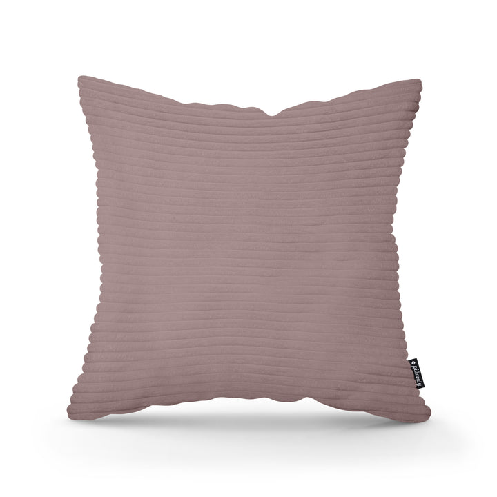 Poduszka Dekoracyjna Szeroki Sztruks 45x45 Jesienny Brąz