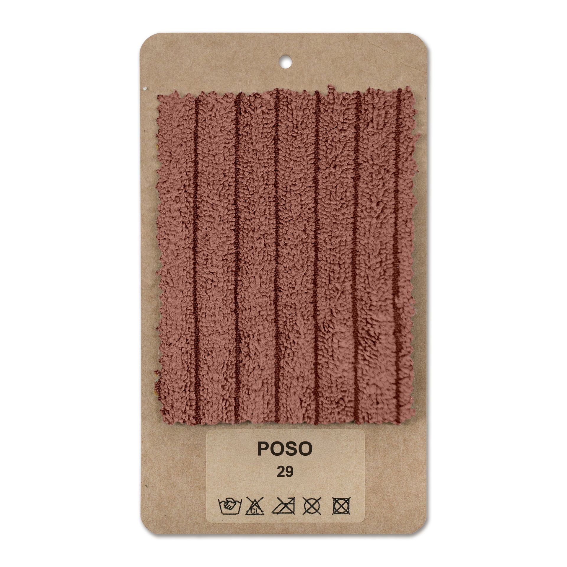 Próbnik tkanin Sztruks Ceglane Ciepło (POSO 29)