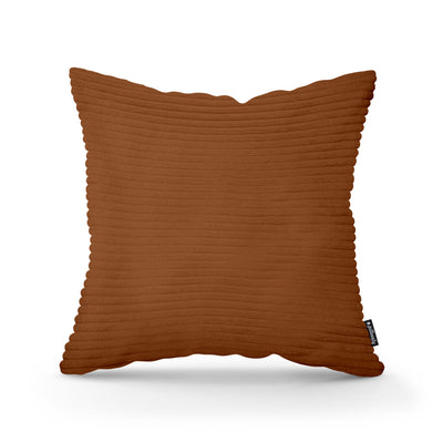 Poduszka dekoracyjna 45×45 cm w stylu scandi i boho | Szeroki Sztruks Machoń (POSO 40)