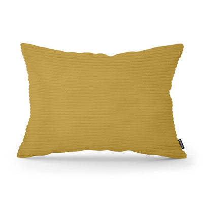 Dekokissen 40x55 cm im Vintage-Stil | Breiter Cord – Honigeiche (POSO 43)